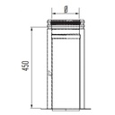 DW INOX REEKS MF NISBUS Ø 200