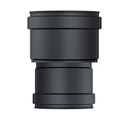 ACIER AU CARB NOIR 1.2 MM MANCHON Ø80F/100F