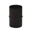 GESL ROOKAFVOER MAT ZWART MOF Ø 100 M/M