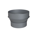 ALU ENKELWANDIG VERLOOPSTUK Ø 120/130