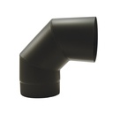 EMAILLE 1.2 MM MAT NOIR Ø 180 COUDE 90°