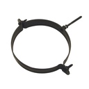 EMAIL 1.2 MM MAT ZWART Ø 200 MUURBEUGEL