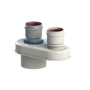 GESL ROOKAFV VAN 100/150 ADAPTER NAAR 100/100