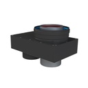 GESL ROOKAFV ALU 130/200 BROEKSTUK 130/130