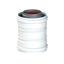 GESL ROOKAFV ALU 80/125 MOF FF WIT